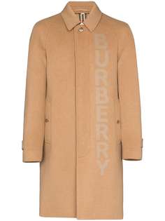 Burberry пальто Camden с логотипом