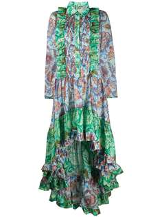 Evi Grintela платье с принтом пейсли и оборками