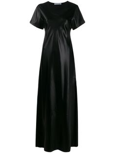 T By Alexander Wang расклешенное платье макси