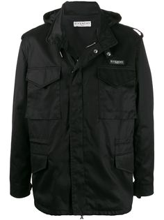 Givenchy пальто с капюшоном и карманами