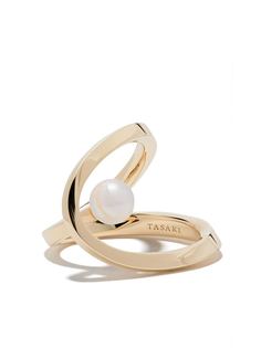 TASAKI кольцо Aurora из желтого золота с жемчугом Акойя