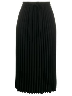 RED Valentino юбка миди со складками