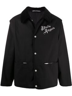 Palm Angels джинсовая куртка с логотипом