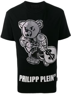Philipp Plein футболка Teddy Bear с логотипом