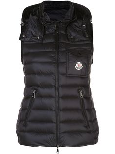 Moncler дутый жилет с капюшоном