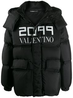 Valentino пуховик с логотипом 2099