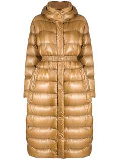 Moncler длинный пуховик