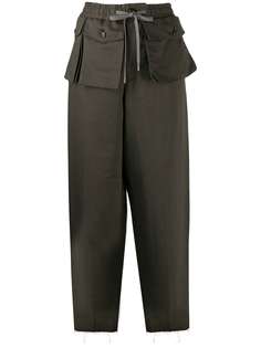 Ys брюки широкого кроя с карманом Y's