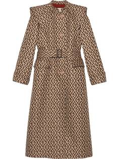 Gucci тренч с узором G Rhomus