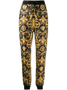 Versace спортивные брюки Signature с принтом Barocco