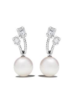 Yoko London золотые серьги Starlight с жемчугом и бриллиантами