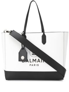 Balmain сумка-тоут среднего размера с логотипом