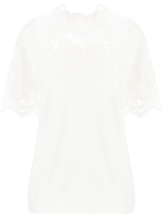 Ermanno Scervino топ с кружевными вставками