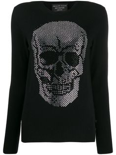 Philipp Plein пуловер с декором Skull
