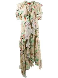 colville платье с цветочным принтом и оборками