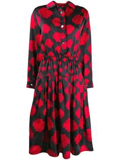 Marni платье миди с принтом