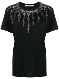 Givenchy декорированная футболка