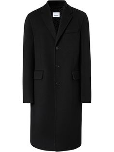 Burberry однобортное пальто