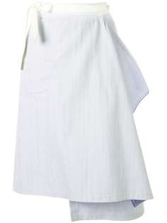 Nehera юбка миди с асимметричным подолом