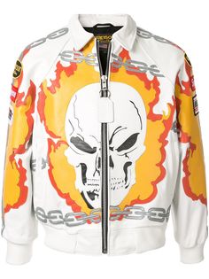 Supreme куртка Vanson Ghost Rider из коллекции SS19