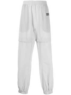 Off-White многослойные спортивные брюки