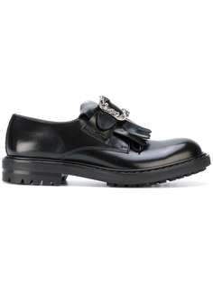 Alexander McQueen лоферы с пряжкой