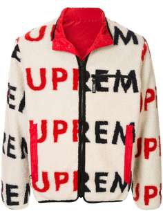 Supreme двусторонняя куртка с логотипом