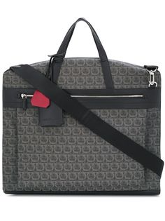 Salvatore Ferragamo дорожная сумка с узором Gancini