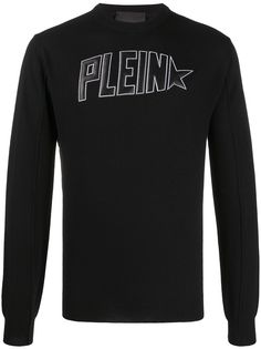 Philipp Plein пуловер Plein Star с круглым вырезом