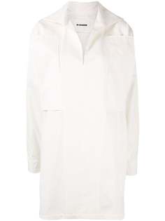 Jil Sander туника оверсайз с поясом