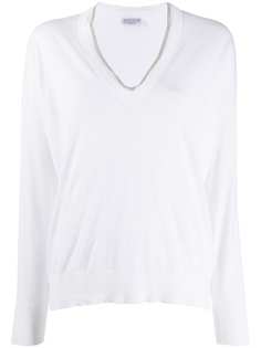 Brunello Cucinelli декорированный джемпер