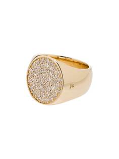 Tom Wood кольцо из желтого золота с бриллиантами