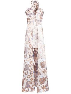 Alexis платье Falana с вырезом халтер