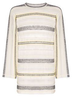 Jil Sander полосатый джемпер
