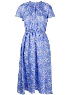 Kenzo платье миди Urchin Waves с принтом