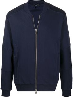 Balmain бомбер с тисненым логотипом