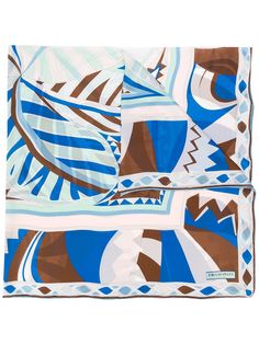 Emilio Pucci шарф с абстрактным принтом