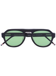 Thom Browne Eyewear солнцезащитные очки-авиаторы