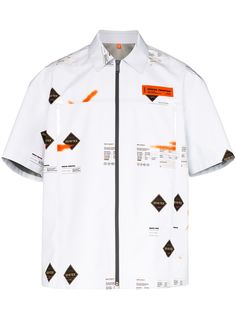 Heron Preston рубашка с логотипом