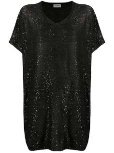 Saint Laurent платье с пайетками