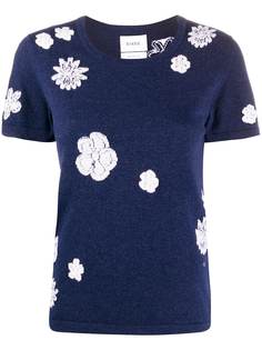 Barrie футболка с короткими рукавами и цветочным принтом