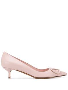 Valentino туфли-лодочки Valentino Garavani 50 с логотипом VLogo
