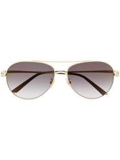 Cartier Eyewear солнцезащитные очки-авиаторы CT0233S Panther