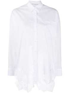 Ermanno Scervino рубашка с кружевным подолом