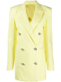 The Attico двубортное платье-блейзер