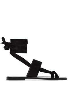 Saint Laurent сандалии с ремешками