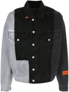 Heron Preston джинсовая куртка с контрастными вставками