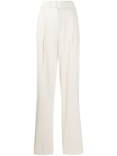 Lemaire брюки с завышенной талией и поясом