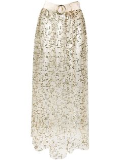Rachel Comey юбка с поясом и блестками
