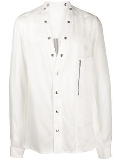 Rick Owens полупрозрачная рубашка Larry